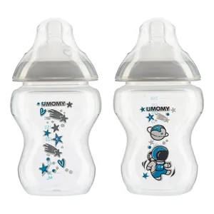 شیشه شیر یومامی مدل Anti Colic گنجایش 250 میلی لیتر - بسته 2 عددی 