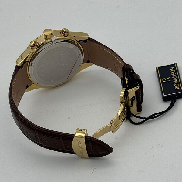 ساعت مچی عقربه‌ای مردانه کوارتز کرنوگراف رومانسون مدل سه موتوره 43007