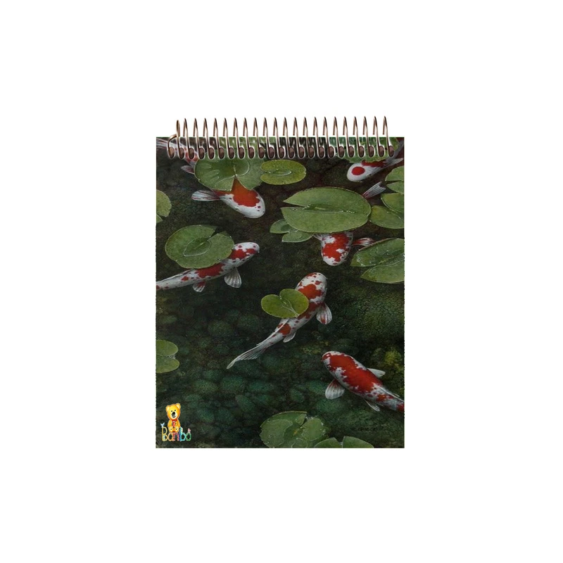 دفتر نقاشی 50 برگ بانیبو مدل ماهی کد 261