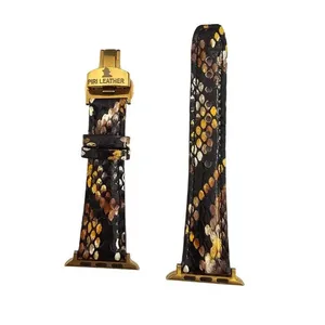 بند صنایع چرم پیری مدل P02 مناسب برای اپل واچ 42/44/45/49 میلیمتری