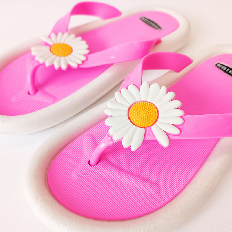 دمپایی لاانگشتی زنانه مدل بابونه-PI