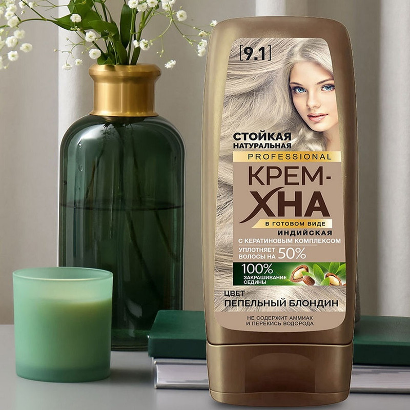 کرم رنگ مو فیتو کاسمتیک مدل Professional شماره 9.1 حجم 140 میلی لیتر رنگ بلوند خاکستری