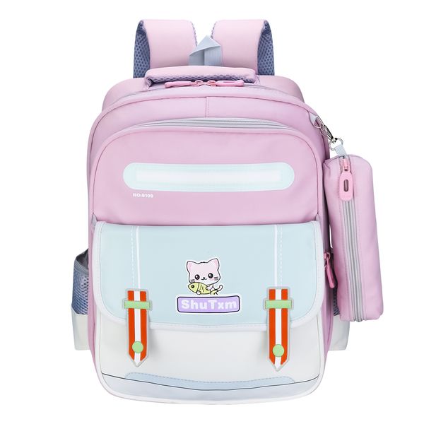 کوله پشتی مدرسه شوتی‌ اکستم طرح پیشی کد 8109 به همراه جامدادی