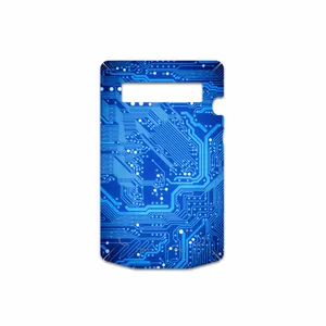 MAHOOT Blue-Printed-Circuit-Board Cover Sticker for BlackBerry P9981