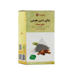 چای سیاه کیسه ای هل و دارچین هرمی پپتینا بسته 10 عددی
