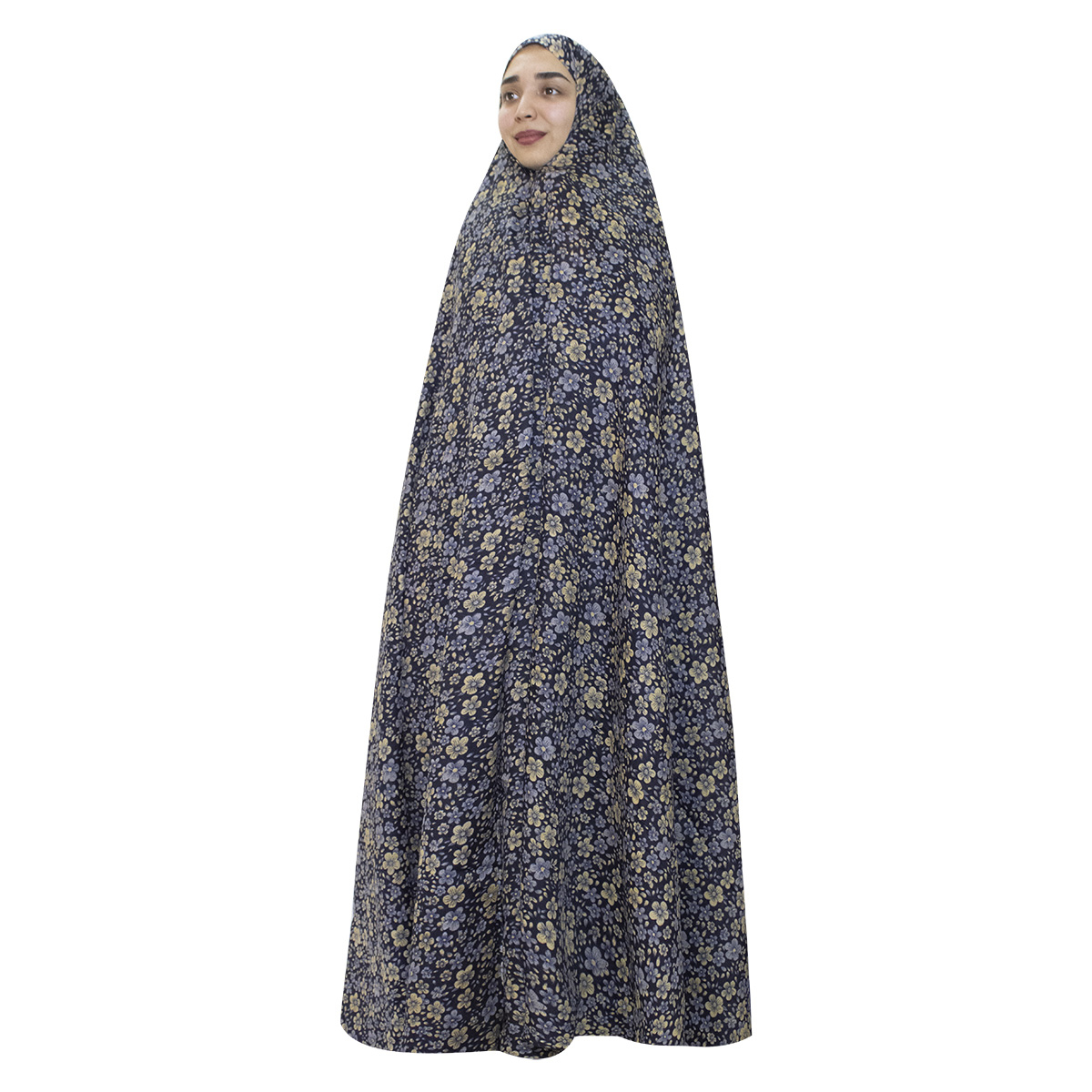 چادر نماز مدل گلدار کد ch128t2