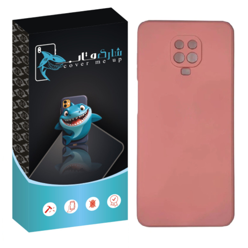 کاور شارک قاب مدل سیلیکونی مناسب برای گوشی موبایل شیائومی Redmi Note 9S / Note 9 Pro
