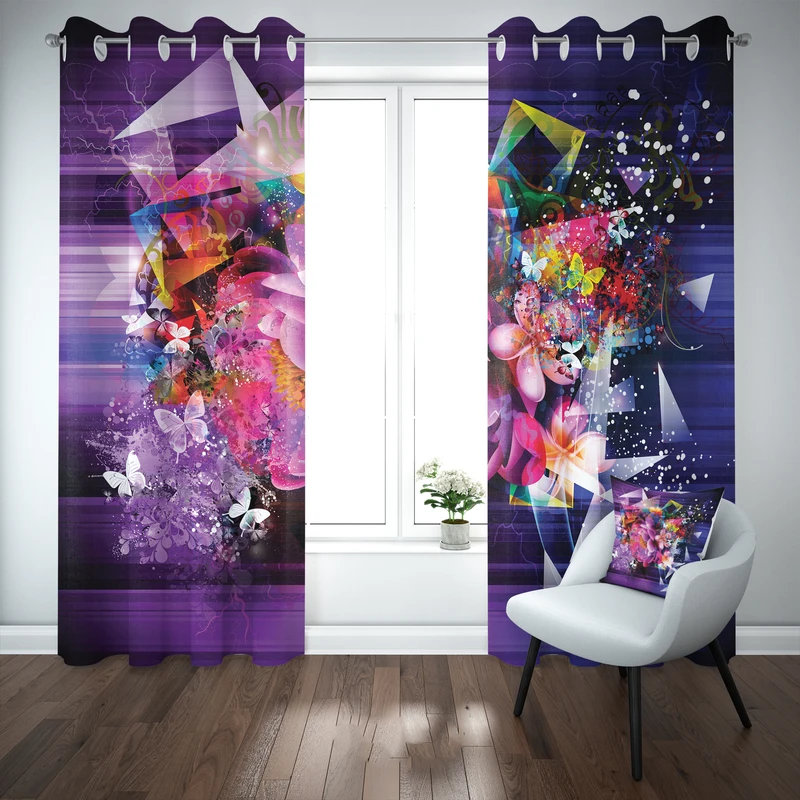 پرده مدل b2071 سایز 140×280 سانتی متر