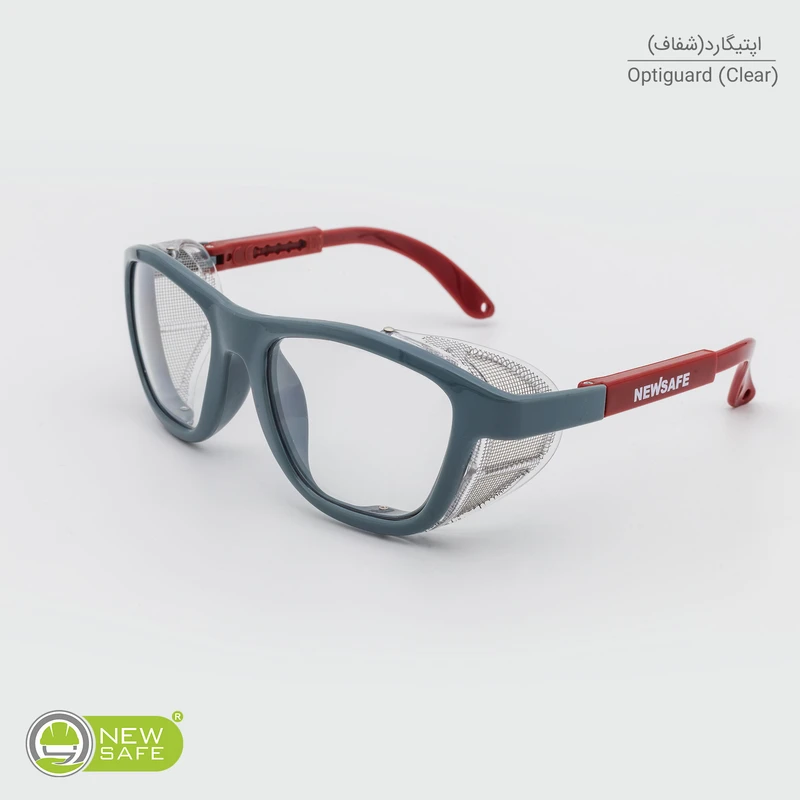 عکس شماره 2 : عینک ایمنی نیوسیف مدل ضدبخار و ضدخش کد optiguard