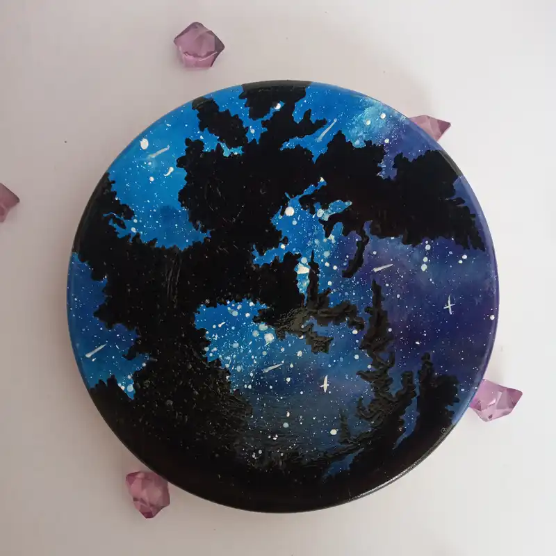 دیوارکوب سفالی مدل کهکشان