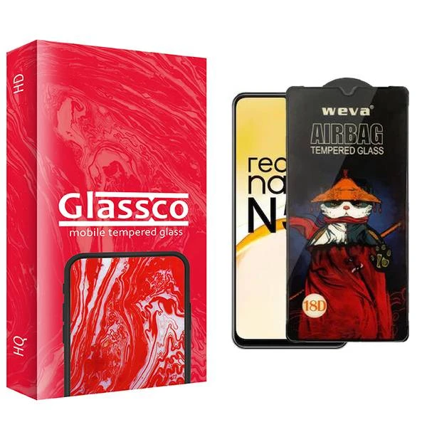 محافظ صفحه نمایش گلس کو مدل CGo1 Airbag مناسب برای گوشی موبایل ریلمی Narzo N53