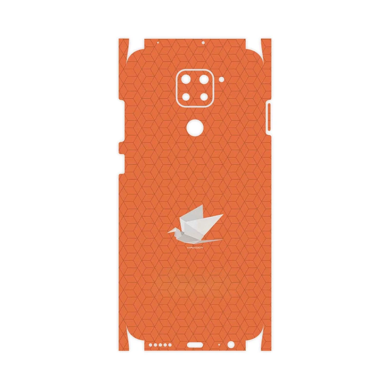 برچسب پوششی ماهوت مدل Minimalist origami bird-FullSkin مناسب برای گوشی موبایل شیائومی Redmi Note 9