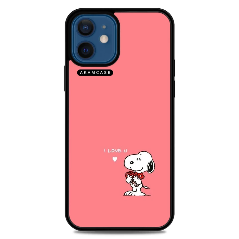 کاور آکام مدل AMC-WA12M-SNOOPY-20 مناسب برای گوشی موبایل اپل iPhone 12 Mini