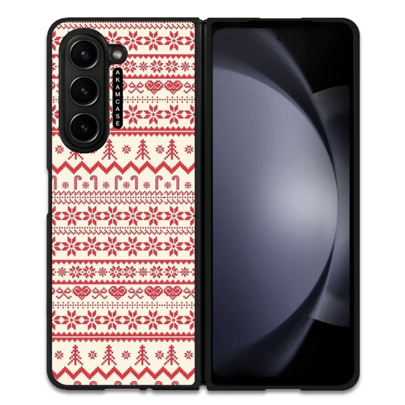 کاور آکام مدل AMC-WSGZFOLD5-CHRISTMAS-1 مناسب برای گوشی موبایل سامسونگ Galaxy Z Fold 5