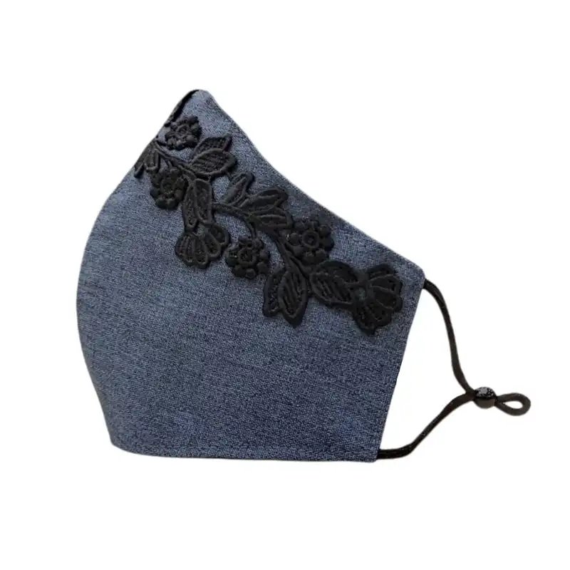 ماسک پارچهای مدل آلاله کد 001