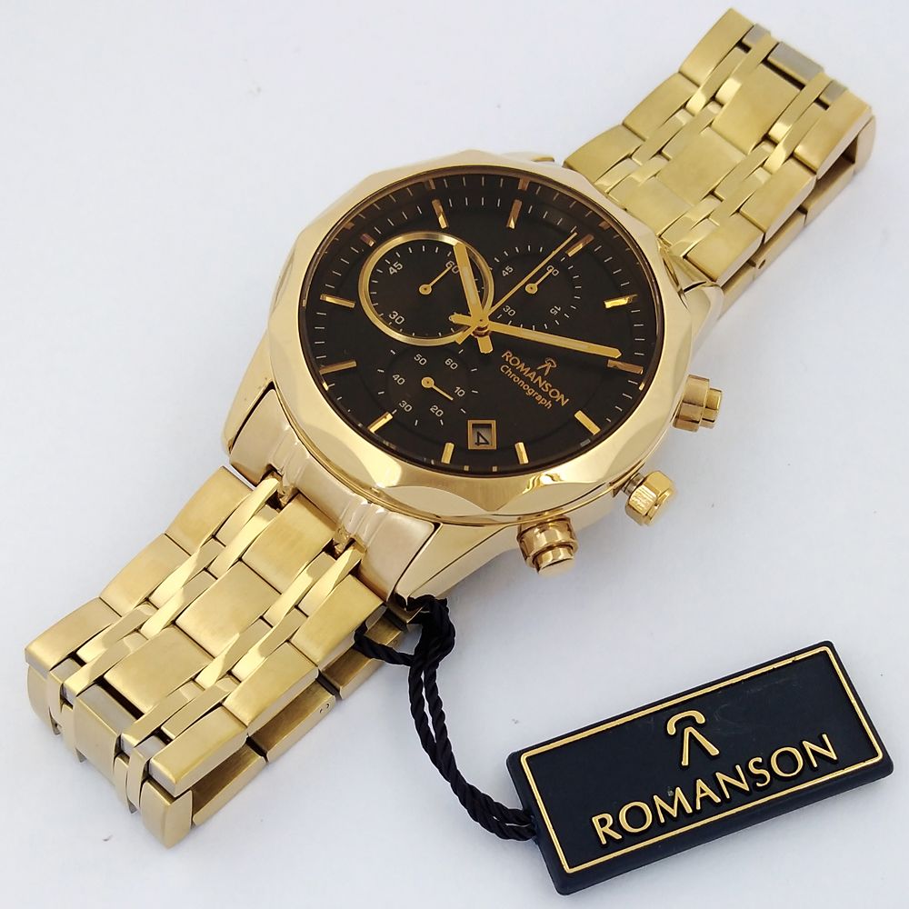 ساعت مچی عقربه‌ای کوارتز مردانه رومانسون مدل  بند فلزی کرنوگراف کد RM95 -  - 5