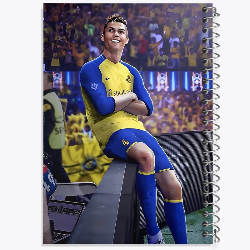 دفتر لیست خرید 50 برگ خندالو طرح کریستیانو رونالدو کد N4494