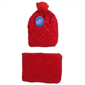 ست کلاه و شال گردن بافتنی مدل MR