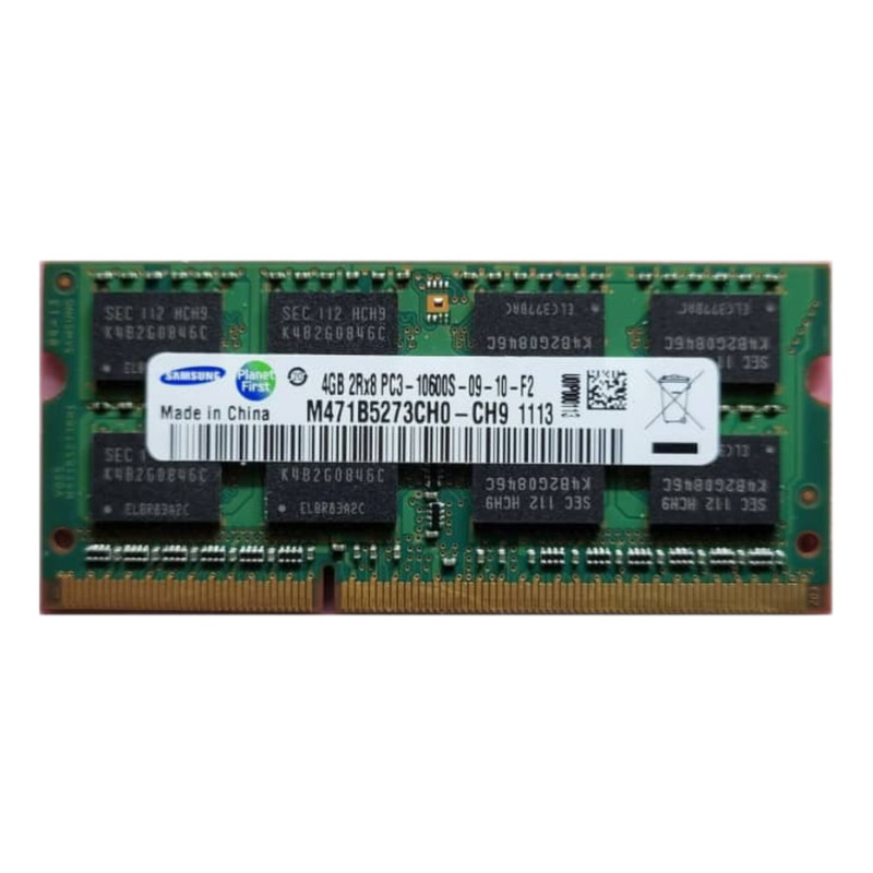 رم لپ تاپ DDR3 تک کاناله 1333 مگاهرتز سامسونگ مدل PC3-10600 ظرفیت 4 گیگابایت