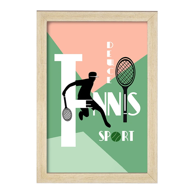 تابلو خندالو مدل تنیس (Tennis) کد F12012