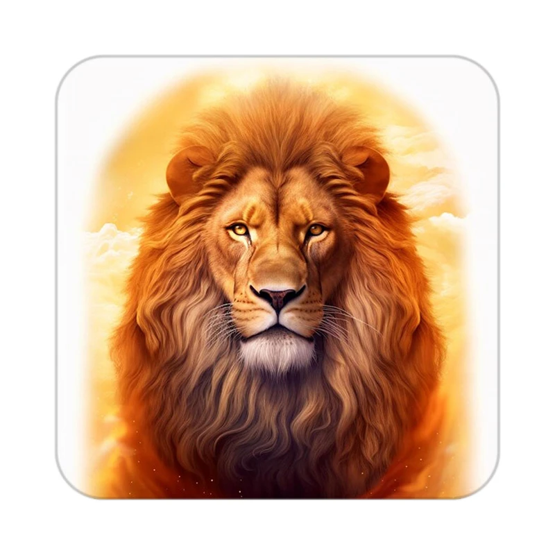 زیر لیوانی کاکتی طرح شیر مدل mp23946