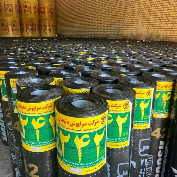 ایزوگام سراپوش دلیجان مدل 242 بدون فویل رول 10 متری ایزوگام سراپوش دلیجان مدل 242 بدون فویل رول 10 متری