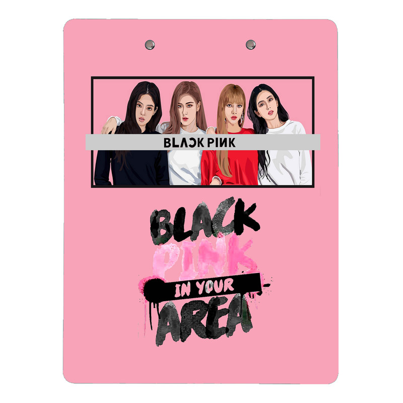 تخته شاسی مدل گروه Black Pink سایز A4