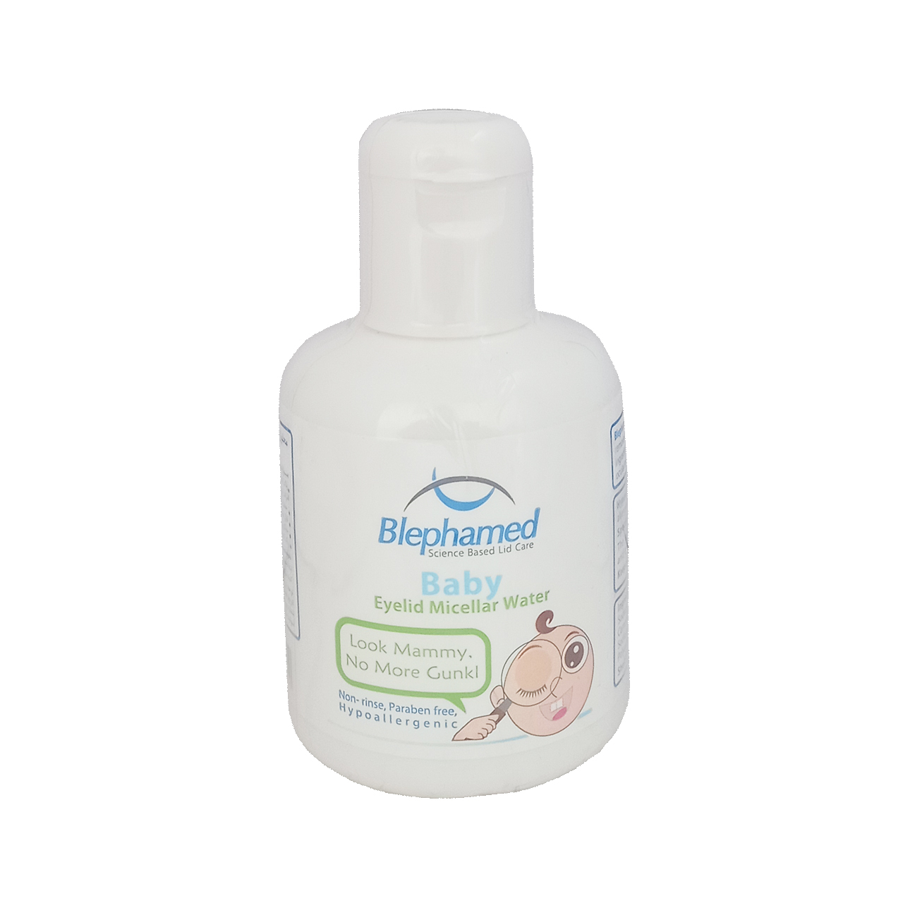 پاک کننده پلک و مژه کودک بلفامد مدل Gunkl حجم 100 میلی لیتر
