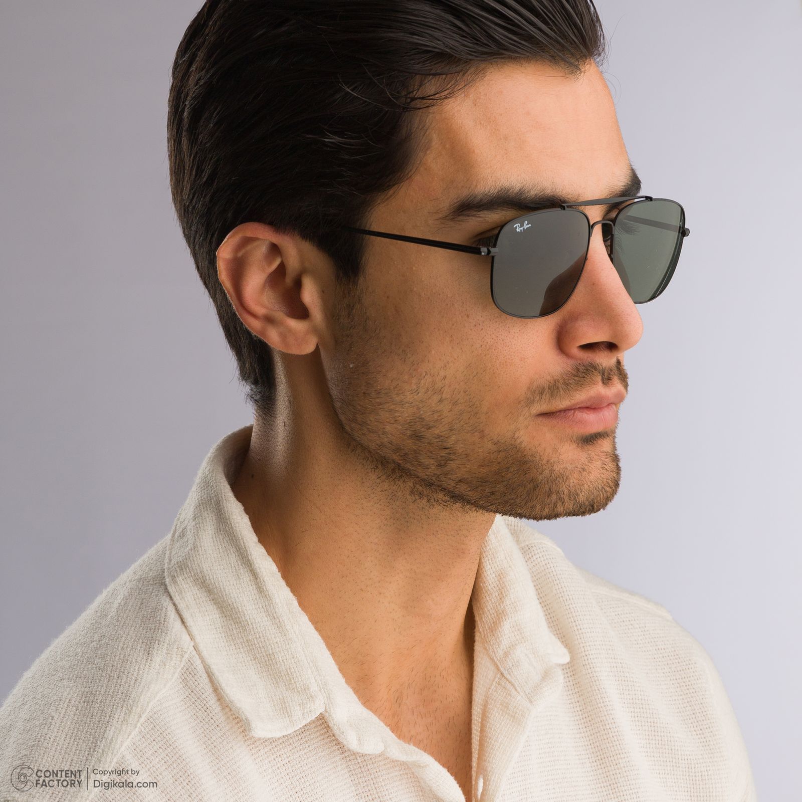 عینک آفتابی مردانه ری بن مدل RB3560-002/62 -  - 7