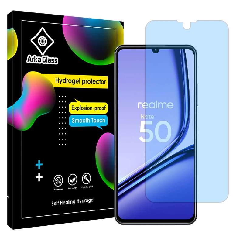 محافظ صفحه نمایش آنتی بلو آرکا گلس مدل Tough مناسب برای گوشی موبایل ریلمی Note 50