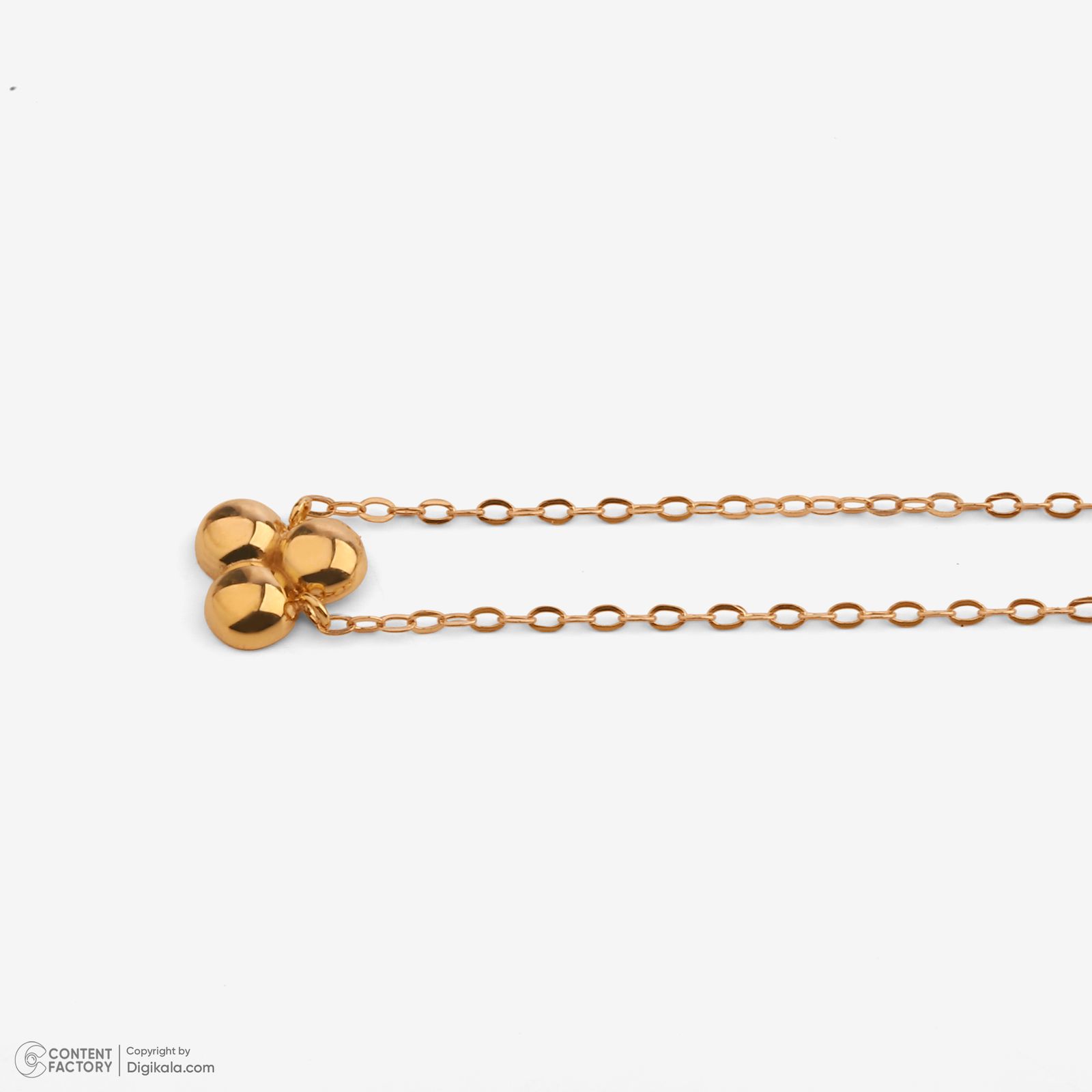 گردنبند طلا 18 عیار زنانه با طرح حلقه‌ای (فلامینگو) روبی آرت گالری مدل 288760 -  - 5