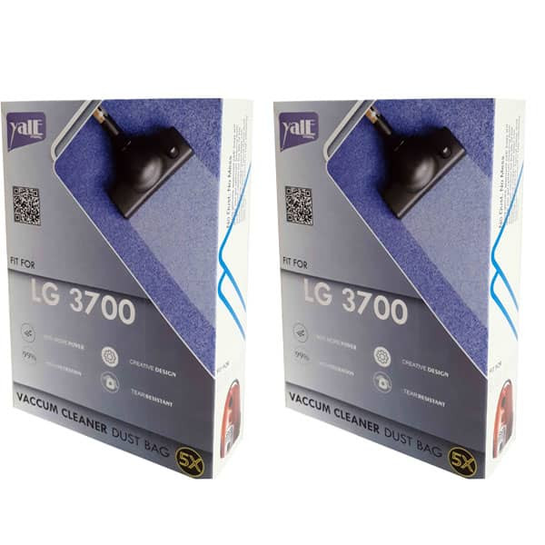  پاکت جارو برقی ال جی 3700 مدل میکرو فیلتری 2 بسته 5 عددی مناسب برای جاروبرقی ال جی 3700