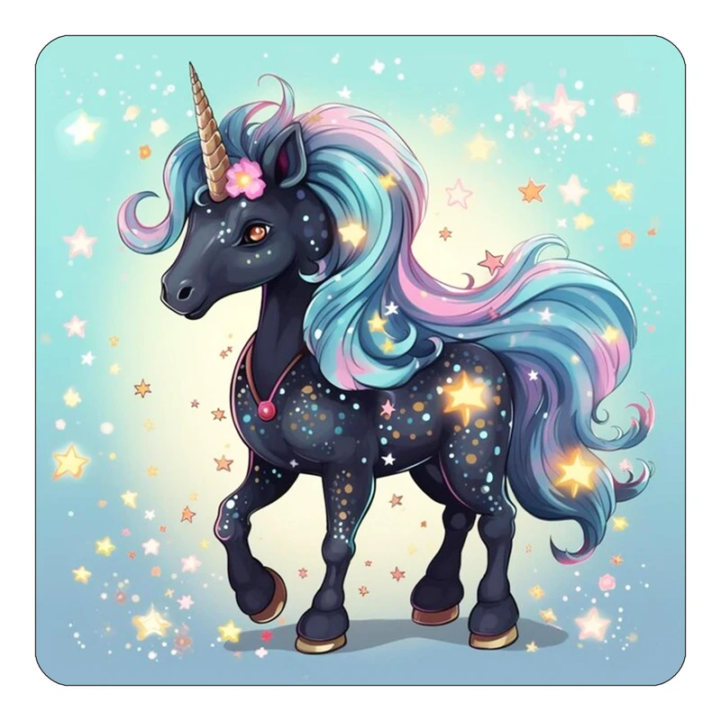 مگنت کاکتی طرح اسب تک شاخ و یونیکورن مدل mp29959