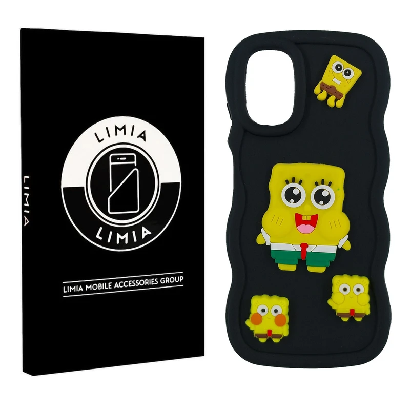 کاور لیمیا مدل عروسکی برجسته مناسب برای گوشی موبایل سامسونگ Galaxy A22 4G
