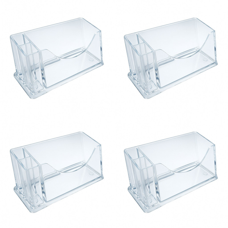 جای کارت ویزیت مدل کریستال بسته 4 عددی