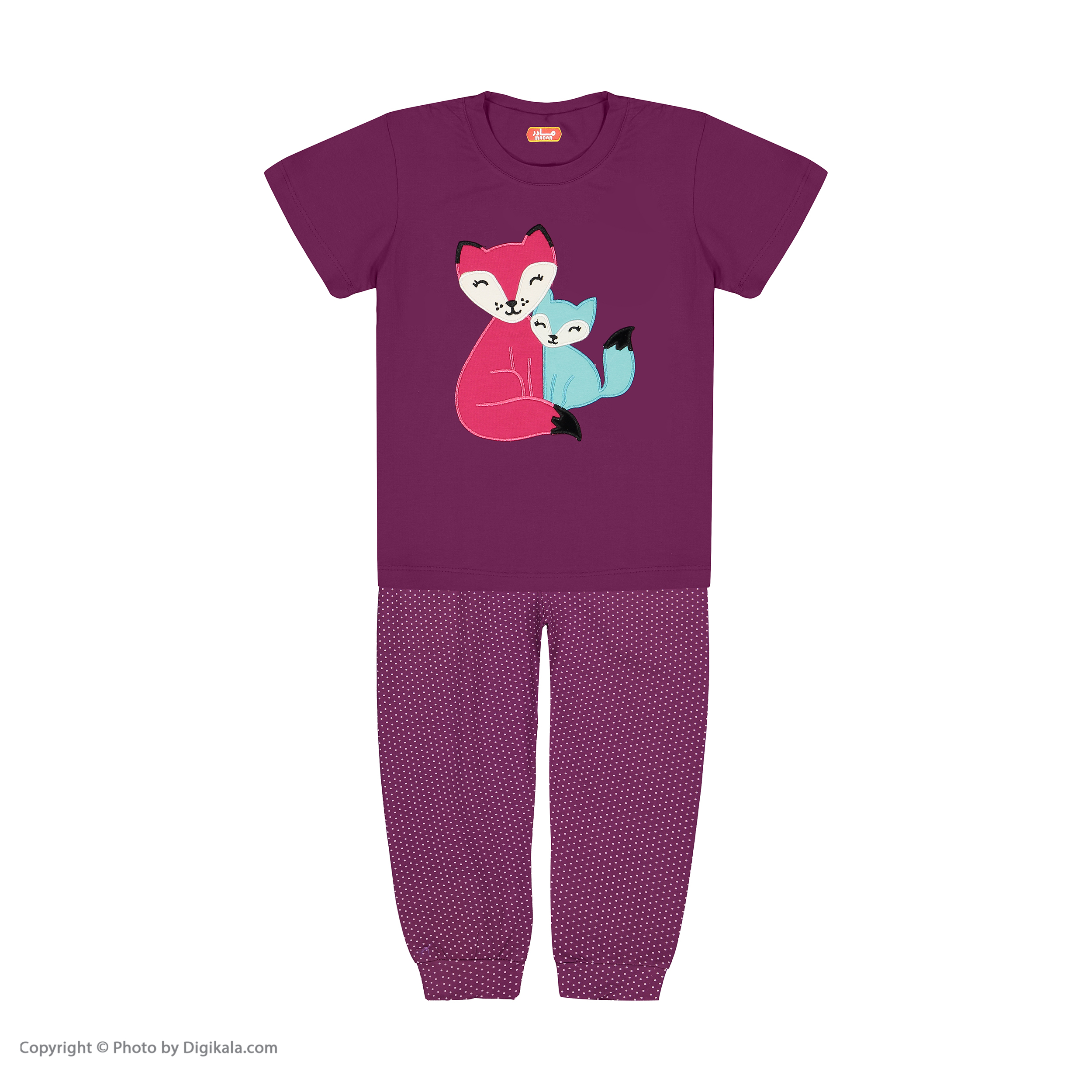 ست تی شرت و شلوار دخترانه مادر مدل 410-67