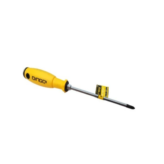 پیچ گوشتی چهارسو ضربه خور دینگشی مدل CRV PH2 سایز 150×6.3 میلی متر