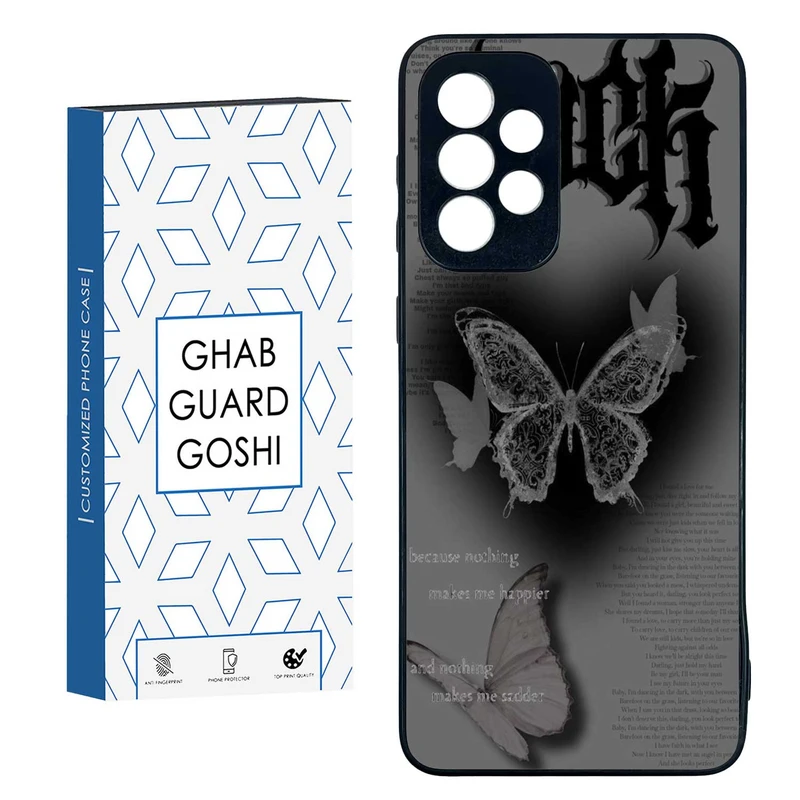 کاور قاب گارد گوشی طرح پروانه کد TPU-184 مناسب برای گوشی موبایل سامسونگ  GALAXY A33  