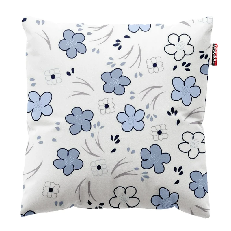  کوسن پاد آفرین طرح گل سایز 30*30 سانتی متر کد 418