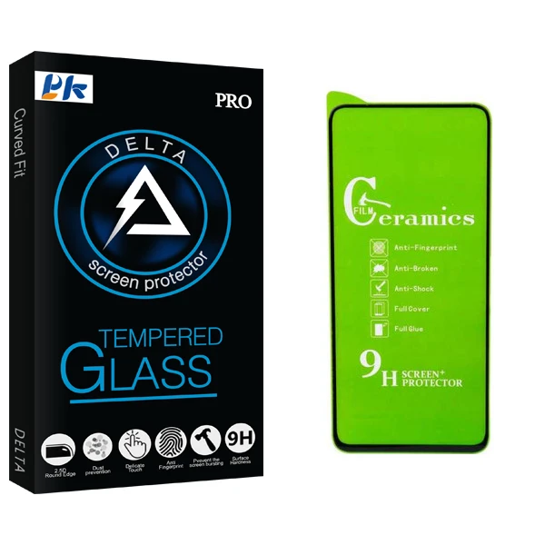 محافظ صفحه نمایش پی کی مدل Delta Glass مناسب برای گوشی موبایل شیائومی Redmi Note 9S
