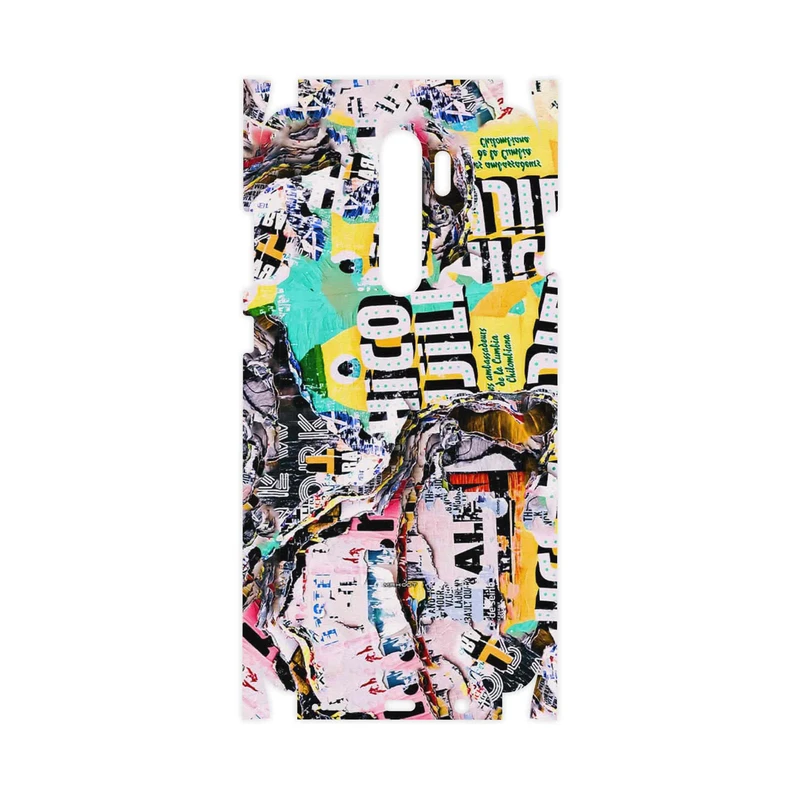 برچسب پوششی ماهوت مدل Collage of Teared Paper-FullSkin مناسب برای گوشی موبایل شیائومی Redmi Note 8 Pro