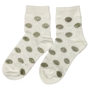 جوراب دخترانه سانتاگوستینو مدل توپ توپی ضخیم کد 76838