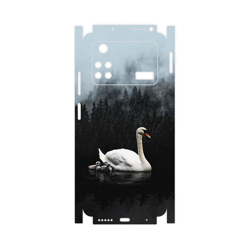برچسب پوششی ماهوت مدل Swan-Lake-FullSkin مناسب برای گوشی موبایل شیائومی Poco M4 Pro 4G
