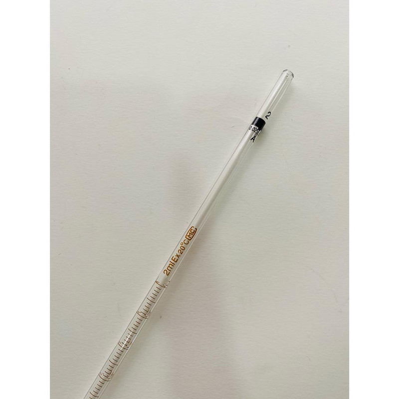 پیپت مدرج مدل RH ظرفیت 2 میلی لیتر