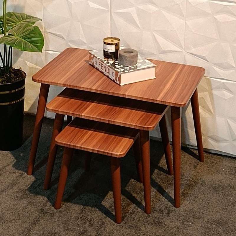 میز عسلی مستطیلی مدل مینیمال کد ۳۲۵ مجموعه ۳ عددی میز عسلی مستطیلی مدل مینیمال کد ۳۲۵ مجموعه ۳ عددی