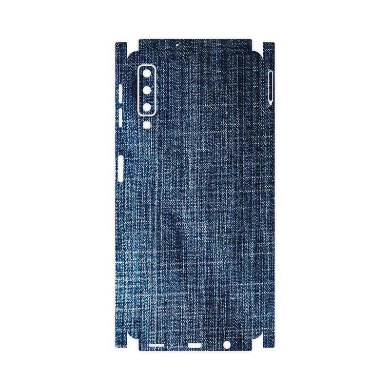 برچسب پوششی ماهوت مدل Fabric Texture 3-FullSkin مناسب برای گوشی موبایل سامسونگ Galaxy A7 2018