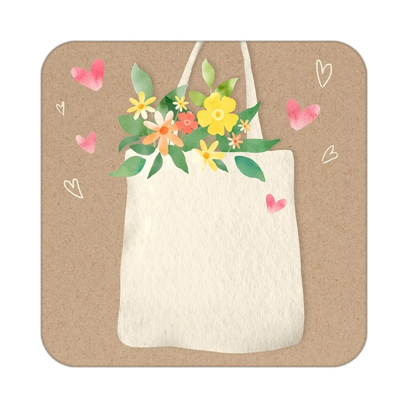 زیر لیوانی کاکتی طرح گل مدل mp17211