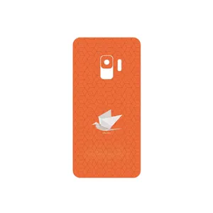 MAHOOT Minimalist origami bird Cover Sticker for Samsung Galaxy S9
