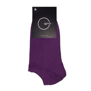 جوراب ساق کوتاه مدل ساده رنگ بنفش