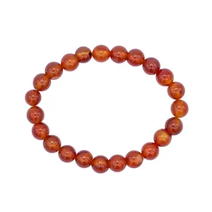 دستبند مردانه مانا جم مدل سنگ کارنلیان